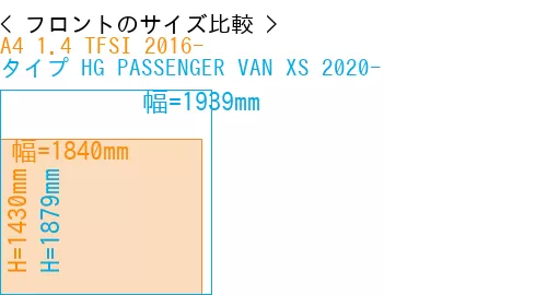 #A4 1.4 TFSI 2016- + タイプ HG PASSENGER VAN XS 2020-